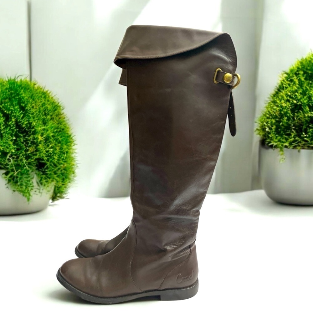 Coach Cheyenne Size 6 Chestnut
Leather Riding Boot - Picture 1 of 13